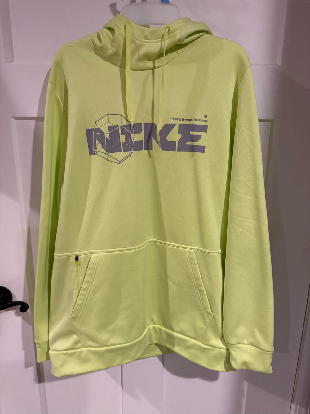 Nike Neon Yellow Graphic Hoodie Sweatshirt